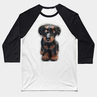 Rottweiler cute statue Baseball T-Shirt